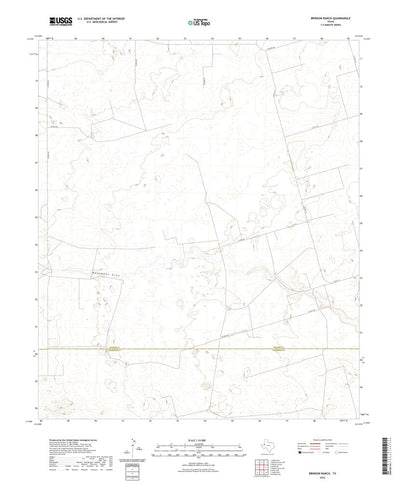 United States Geological Survey Brinson Ranch, TX (2022, 24000-Scale) digital map