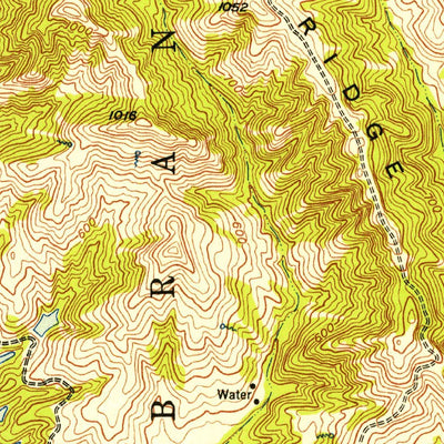 United States Geological Survey Briones Valley, CA (1947, 24000-Scale) digital map