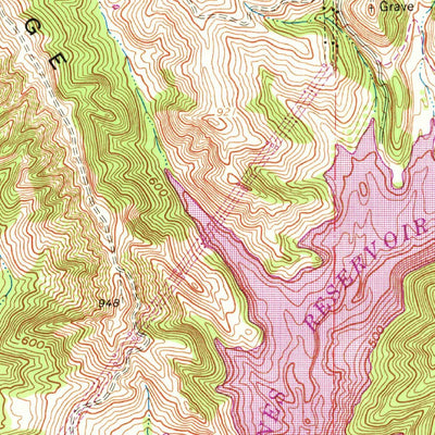 United States Geological Survey Briones Valley, CA (1959, 24000-Scale) digital map