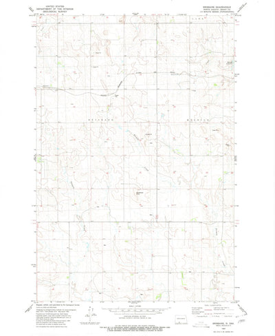 United States Geological Survey Brisbane, ND (1980, 24000-Scale) digital map