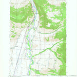 United States Geological Survey Brisbin, MT (1951, 24000-Scale) digital map