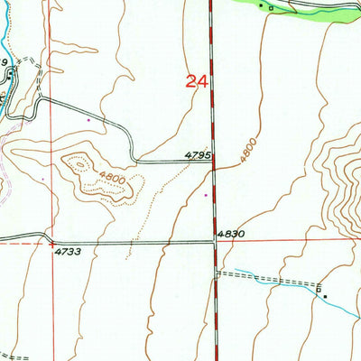 United States Geological Survey Brisbin, MT (1951, 24000-Scale) digital map