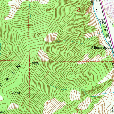 United States Geological Survey Brisbin, MT (1951, 24000-Scale) digital map