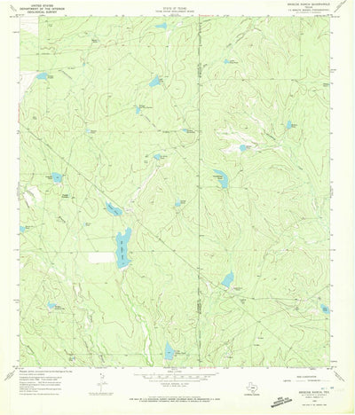 United States Geological Survey Briscoe Ranch, TX (1969, 24000-Scale) digital map
