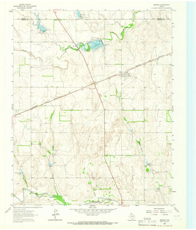 United States Geological Survey Briscoe, TX (1963, 24000-Scale) digital map