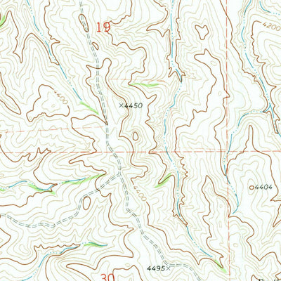 United States Geological Survey Brislawn School, WY (1972, 24000-Scale) digital map