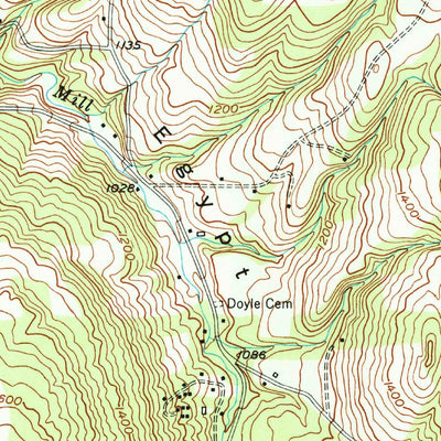 United States Geological Survey Bristol Center, NY (1951, 24000-Scale) digital map