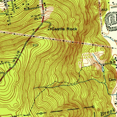 United States Geological Survey Bristol, CT (1953, 24000-Scale) digital map
