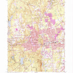 United States Geological Survey Bristol, CT (1966, 24000-Scale) digital map