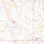 United States Geological Survey Bristol East, SD (1973, 24000-Scale) digital map