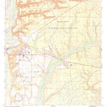 United States Geological Survey Bristol, FL (1990, 24000-Scale) digital map