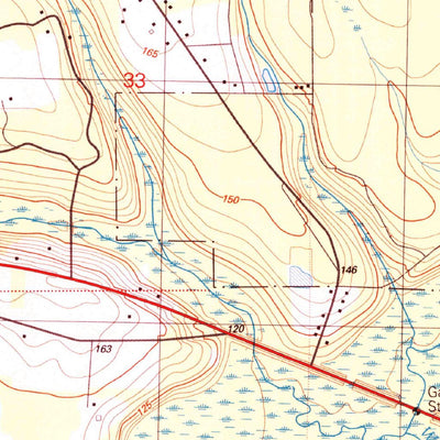 United States Geological Survey Bristol, FL (1990, 24000-Scale) digital map