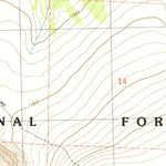United States Geological Survey Bristol Head, CO (1986, 24000-Scale) digital map