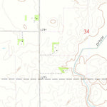 United States Geological Survey Bristol, IA-MN (1972, 24000-Scale) digital map
