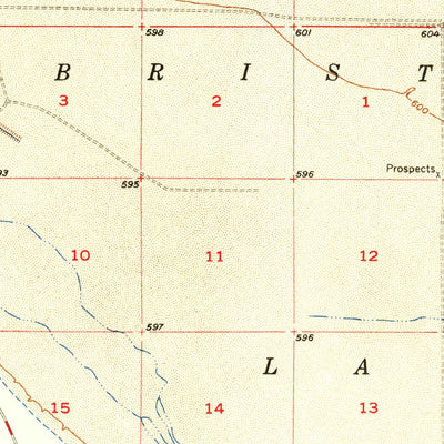 United States Geological Survey Bristol Lake, CA (1956, 62500-Scale) digital map