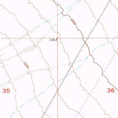United States Geological Survey Bristol Lake SW, CA (1954, 24000-Scale) digital map