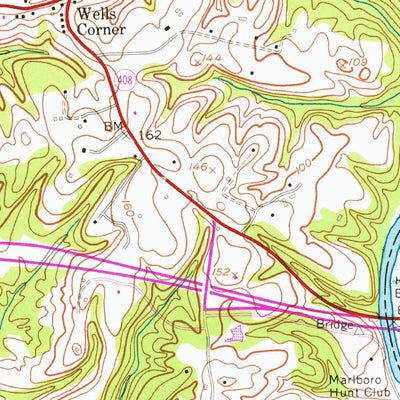 United States Geological Survey Bristol, MD (1957, 24000-Scale) digital map