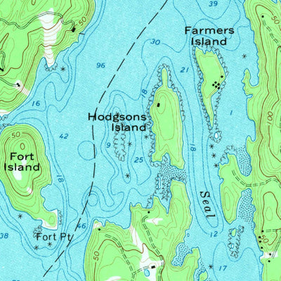 United States Geological Survey Bristol, ME (1969, 24000-Scale) digital map