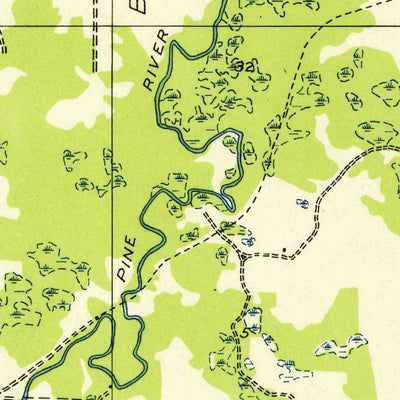 United States Geological Survey Bristol, MI (1933, 31680-Scale) digital map
