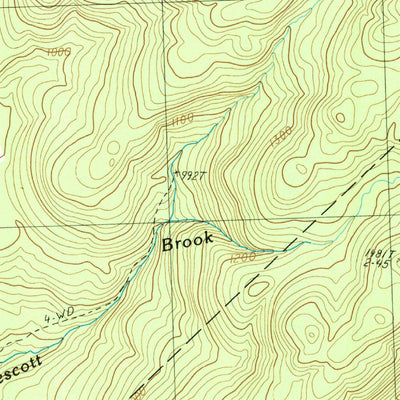 United States Geological Survey Bristol, NH (1987, 24000-Scale) digital map