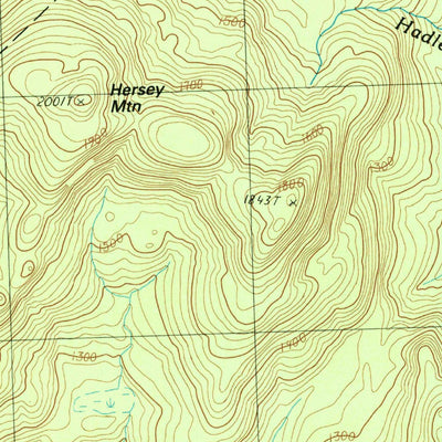 United States Geological Survey Bristol, NH (1987, 24000-Scale) digital map