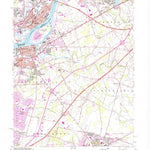 United States Geological Survey Bristol, PA-NJ (1955, 24000-Scale) digital map