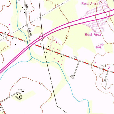 United States Geological Survey Bristol, PA-NJ (1955, 24000-Scale) digital map