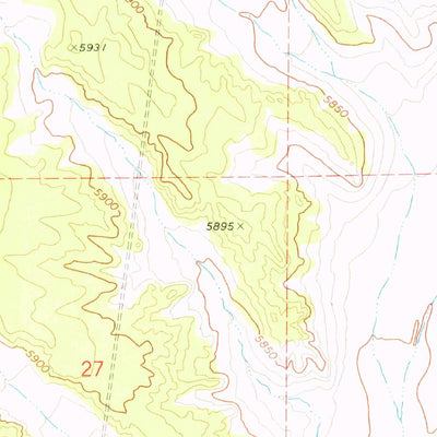 United States Geological Survey Bristol Range NE, NV (1971, 24000-Scale) digital map