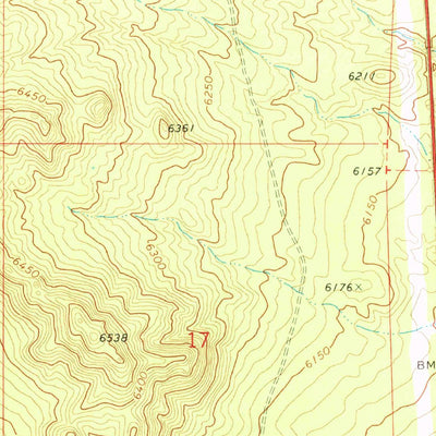 United States Geological Survey Bristol Range NE, NV (1971, 24000-Scale) digital map