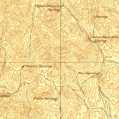 United States Geological Survey Bristol Range, NV (1917, 62500-Scale) digital map