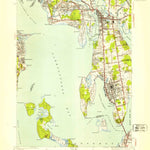 United States Geological Survey Bristol, RI-MA (1939, 31680-Scale) digital map