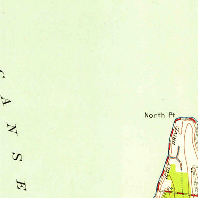United States Geological Survey Bristol, RI-MA (1939, 31680-Scale) digital map