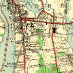 United States Geological Survey Bristol, RI-MA (1943, 31680-Scale) digital map
