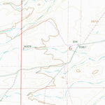 United States Geological Survey Bristol Ridge, WY (1962, 24000-Scale) digital map