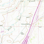 United States Geological Survey Bristol Ridge, WY (1962, 24000-Scale) digital map