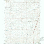 United States Geological Survey Bristol Ridge, WY (1990, 24000-Scale) digital map