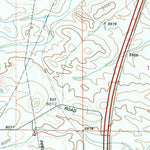United States Geological Survey Bristol Ridge, WY (1990, 24000-Scale) digital map