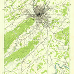 United States Geological Survey Bristol, TN-VA (1934, 24000-Scale) digital map
