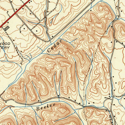United States Geological Survey Bristol, TN-VA (1938, 24000-Scale) digital map