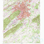 United States Geological Survey Bristol, TN-VA (1959, 24000-Scale) digital map