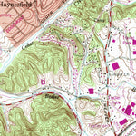 United States Geological Survey Bristol, TN-VA (1959, 24000-Scale) digital map