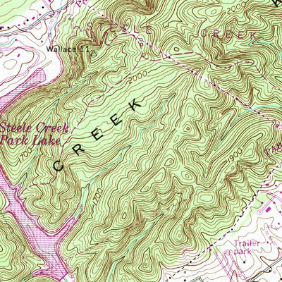 United States Geological Survey Bristol, TN-VA (1959, 24000-Scale) digital map