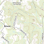 United States Geological Survey Bristol, TX (2022, 24000-Scale) digital map
