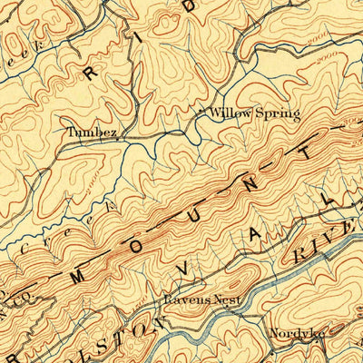 United States Geological Survey Bristol, VA-TN (1902, 125000-Scale) digital map
