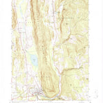United States Geological Survey Bristol, VT (1963, 24000-Scale) digital map