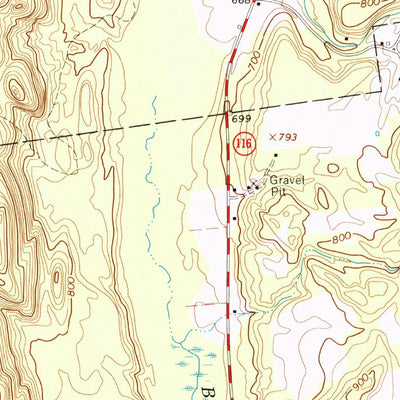 United States Geological Survey Bristol, VT (1963, 24000-Scale) digital map