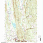 United States Geological Survey Bristol, VT (1997, 24000-Scale) digital map
