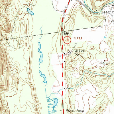 United States Geological Survey Bristol, VT (1997, 24000-Scale) digital map