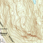 United States Geological Survey Bristol, VT (1997, 24000-Scale) digital map