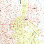 United States Geological Survey Bristol Well, NV (1971, 24000-Scale) digital map